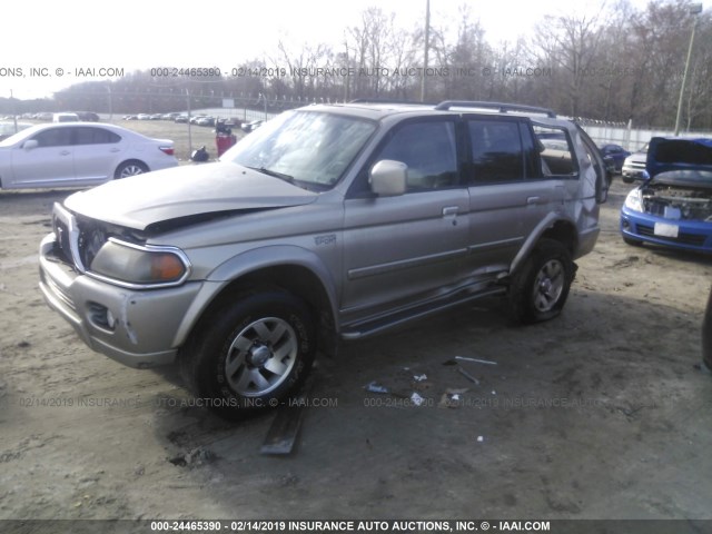 JA4LS41RX1P012431 - 2001 MITSUBISHI MONTERO SPORT LIMITED SILVER photo 2