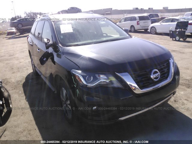 5N1DR2MN6JC608111 - 2018 NISSAN PATHFINDER S/SV/SL/PLATINUM BLACK photo 1