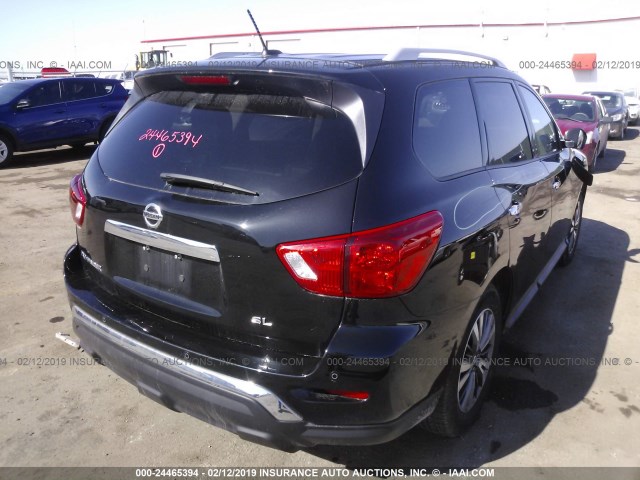 5N1DR2MN6JC608111 - 2018 NISSAN PATHFINDER S/SV/SL/PLATINUM BLACK photo 4