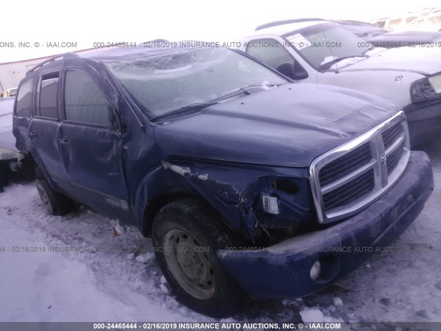 1D4HB48276F135947 - 2006 DODGE DURANGO SLT Dark Blue photo 1