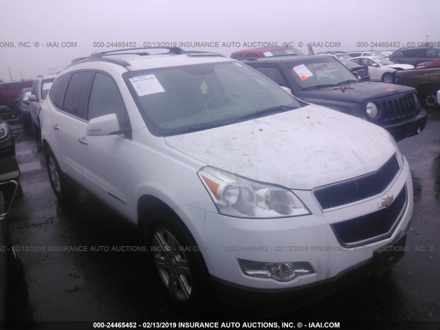 1GNER23D49S107485 - 2009 CHEVROLET TRAVERSE LT WHITE photo 1