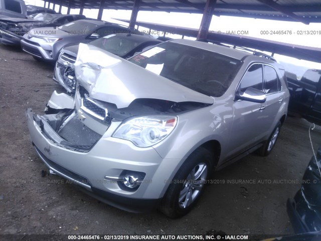 2GNALFEK5C1231372 - 2012 CHEVROLET EQUINOX LTZ TAN photo 2