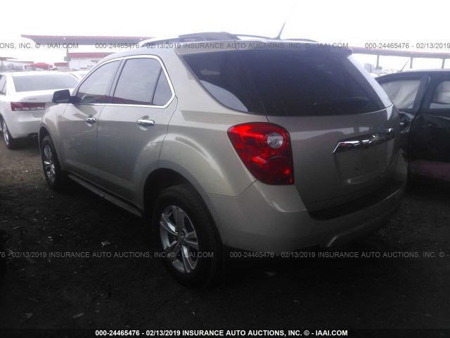 2GNALFEK5C1231372 - 2012 CHEVROLET EQUINOX LTZ TAN photo 3