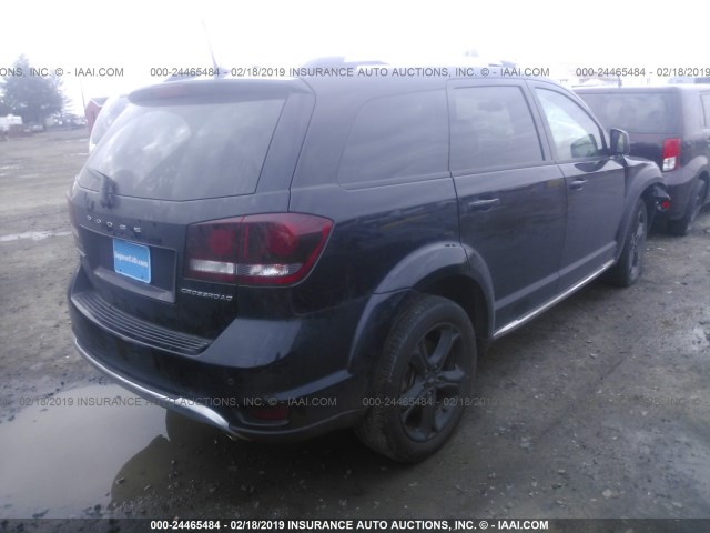 3C4PDDGG3JT477698 - 2018 DODGE JOURNEY CROSSROAD BLACK photo 4