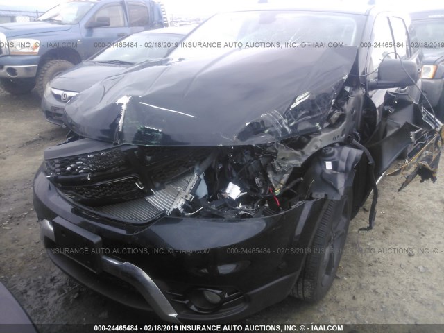 3C4PDDGG3JT477698 - 2018 DODGE JOURNEY CROSSROAD BLACK photo 6