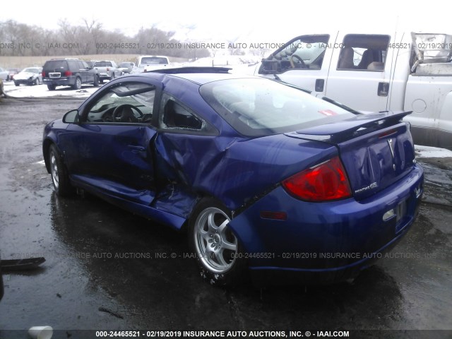 1G2AN18B477156162 - 2007 PONTIAC G5 GT BLUE photo 3