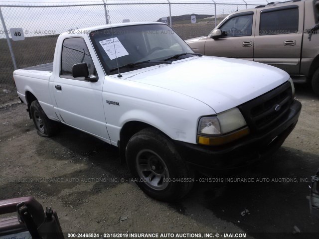 1FTYR10C9WUA19057 - 1998 FORD RANGER WHITE photo 1