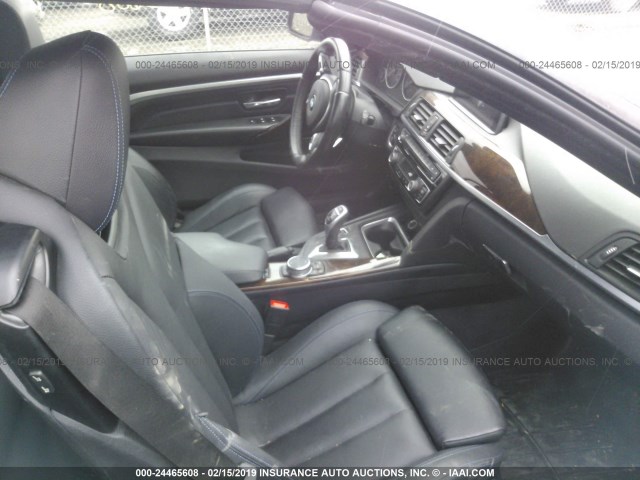 WBA3V9C56FP799063 - 2015 BMW 428 XI GRAY photo 5