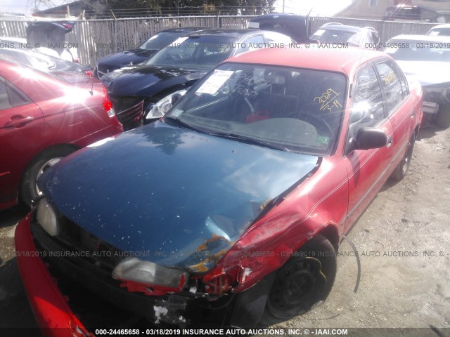 1NXAE09B8RZ225004 - 1994 TOYOTA COROLLA LE/DX RED photo 2