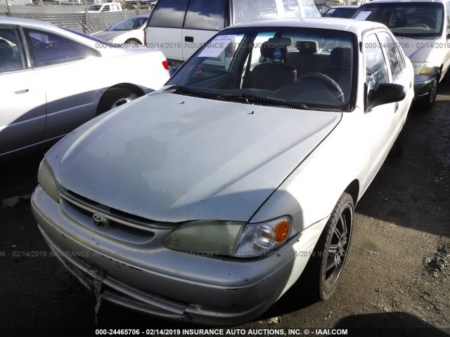 1NXBR12E6YZ378532 - 2000 TOYOTA COROLLA VE/CE/LE SILVER photo 2