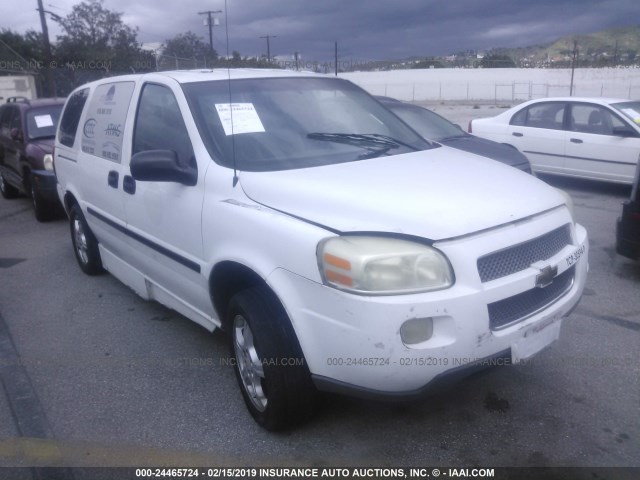 1GBDV13W37D170501 - 2007 CHEVROLET UPLANDER INCOMPLETE WHITE photo 1