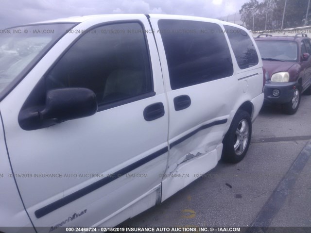 1GBDV13W37D170501 - 2007 CHEVROLET UPLANDER INCOMPLETE WHITE photo 6