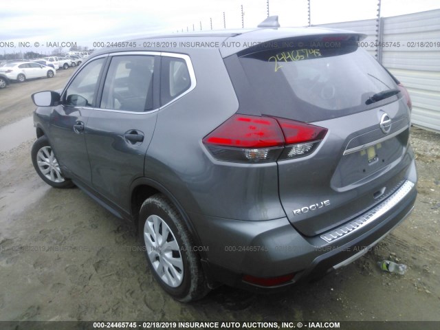 JN8AT2MT6HW390479 - 2017 NISSAN ROGUE S/SL/SV GRAY photo 3