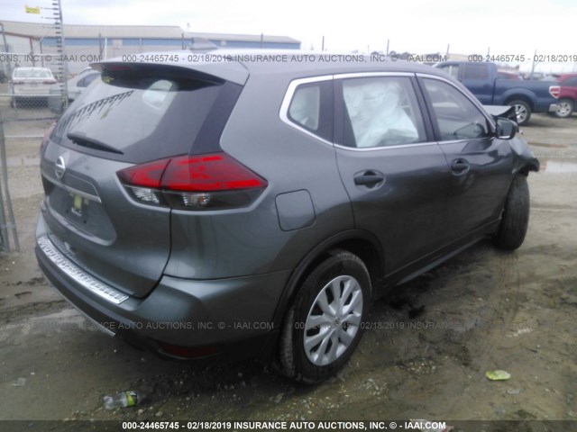 JN8AT2MT6HW390479 - 2017 NISSAN ROGUE S/SL/SV GRAY photo 4