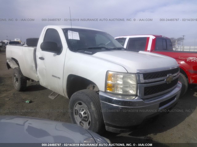 1GC0CVCG7DF206593 - 2013 CHEVROLET SILVERADO C2500 HEAVY DUTY WHITE photo 1