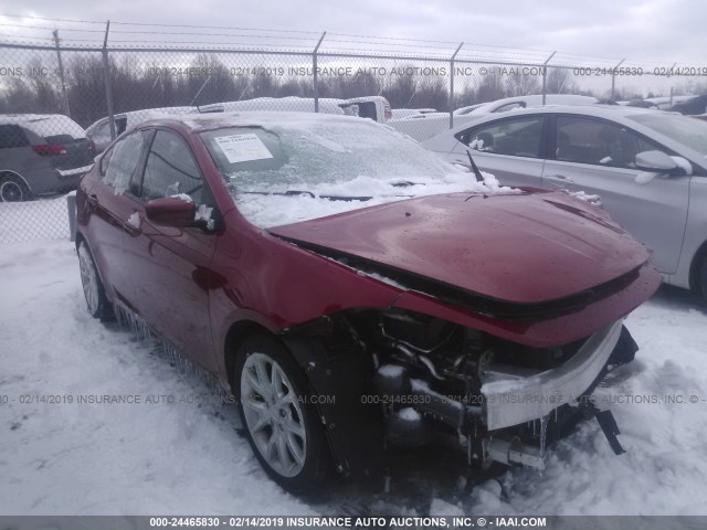 1C3CDFBA6DD152328 - 2013 DODGE DART SXT RED photo 1