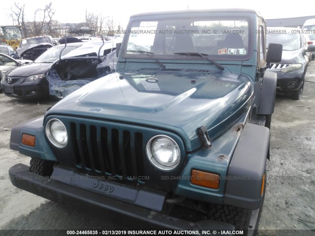 1J4FY29P2VP501415 - 1997 JEEP WRANGLER / TJ SE GREEN photo 6