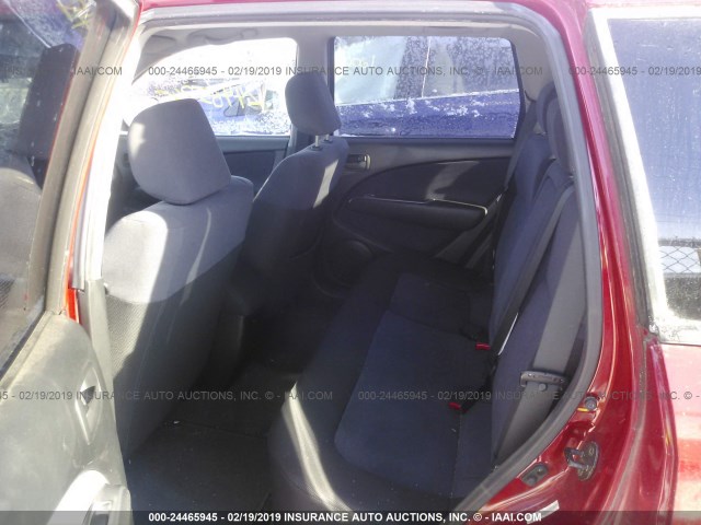 JA4LX31G03U066285 - 2003 MITSUBISHI OUTLANDER LS RED photo 8