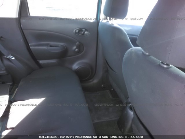 3N1CE2CP3FL351390 - 2015 NISSAN VERSA NOTE S/S PLUS/SV/SL/SR BLUE photo 8