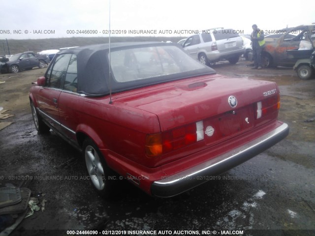 WBABB1305LEC01856 - 1990 BMW 325 IC RED photo 3