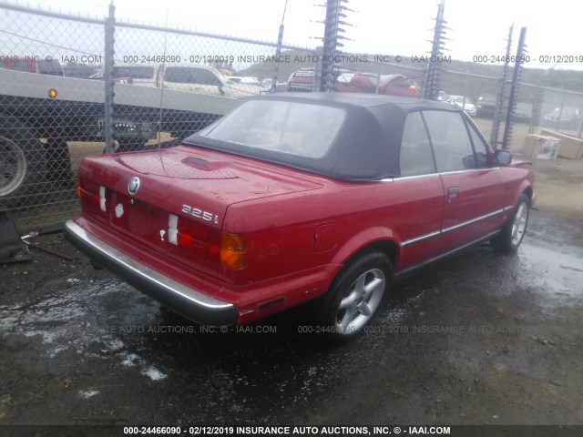 WBABB1305LEC01856 - 1990 BMW 325 IC RED photo 4