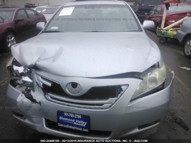 4T1BK46K67U506207 - 2007 TOYOTA CAMRY NEW GENERAT LE/XLE/SE SILVER photo 6
