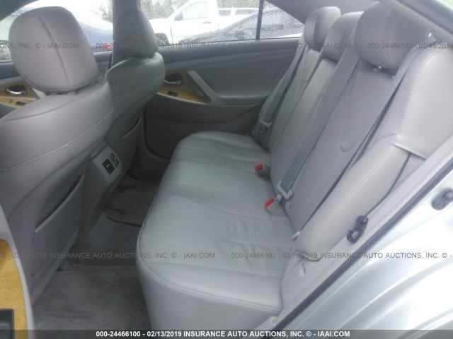 4T1BK46K67U506207 - 2007 TOYOTA CAMRY NEW GENERAT LE/XLE/SE SILVER photo 8