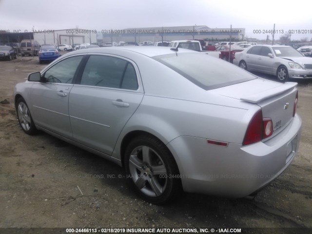 1G1ZD5E72BF112242 - 2011 CHEVROLET MALIBU 2LT SILVER photo 3