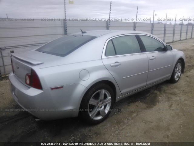 1G1ZD5E72BF112242 - 2011 CHEVROLET MALIBU 2LT SILVER photo 4