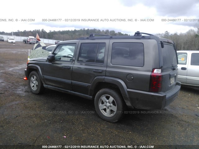 1J8HH48K56C269250 - 2006 JEEP COMMANDER 灰色 照片 3