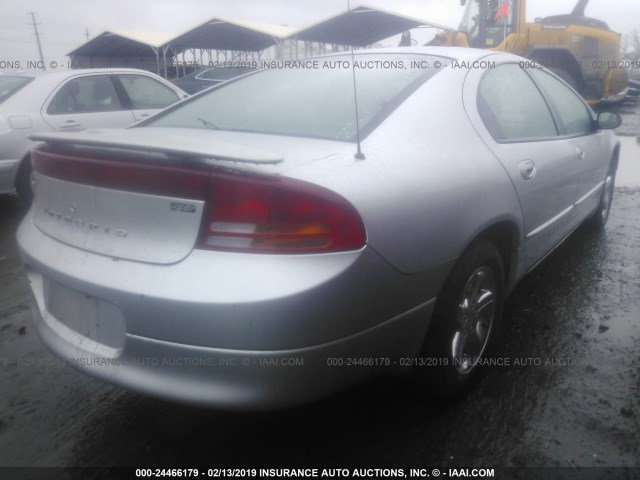 2B3HD56G44H642619 - 2004 DODGE INTREPID ES/SXT SILVER photo 4