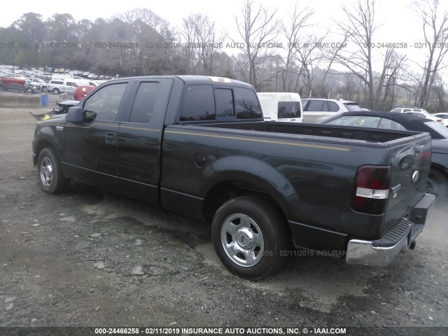 1FTPX12536KB96280 - 2006 FORD F150 GREEN photo 3