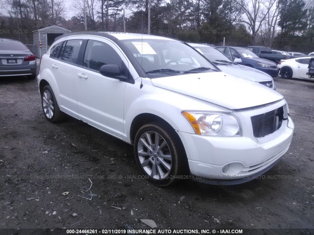 1B3CB5HA6BD168322 - 2011 DODGE CALIBER WHITE photo 1