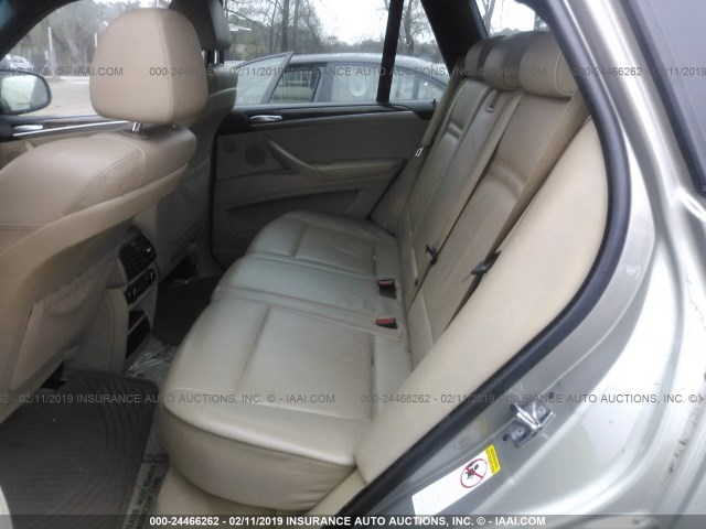 5UXFE83547LZ43145 - 2007 BMW X5 GOLD photo 8