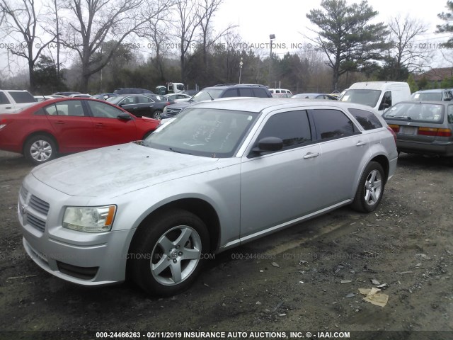 2D4FV47T38H156465 - 2008 DODGE MAGNUM SILVER photo 2