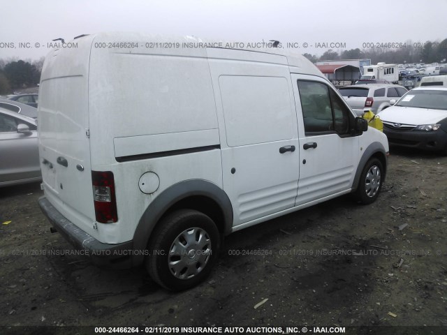 NM0LS7AN2BT045448 - 2011 FORD TRANSIT CONNECT  WHITE photo 4