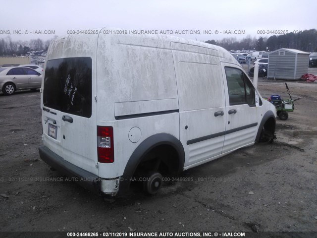 NM0LS7CN9CT110536 - 2012 FORD TRANSIT CONNECT XL WHITE photo 4