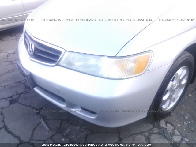 5FNRL18094B042537 - 2004 HONDA ODYSSEY EXL SILVER photo 6