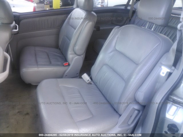 5FNRL18094B042537 - 2004 HONDA ODYSSEY EXL SILVER photo 8