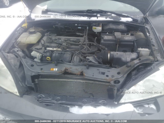 1FAHP37N36W231617 - 2006 FORD FOCUS ZX5 GRAY photo 10