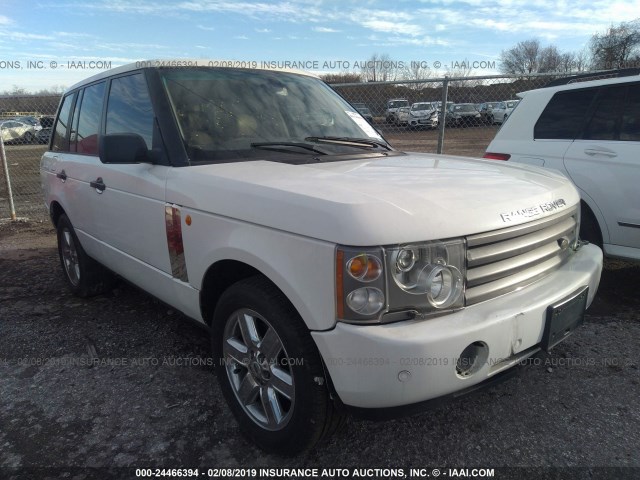 SALME11474A161660 - 2004 LAND ROVER RANGE ROVER HSE WHITE photo 1