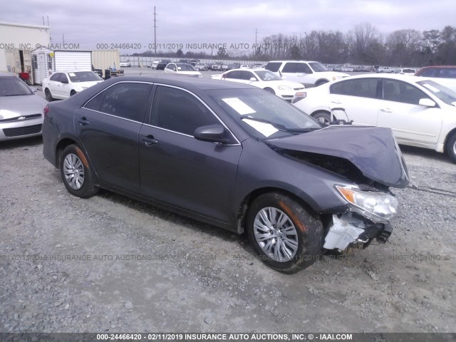 4T1BF1FK1EU863696 - 2014 TOYOTA CAMRY L/SE/LE/XLE GRAY photo 1