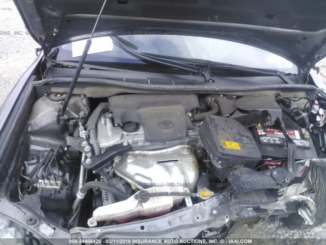 4T1BF1FK1EU863696 - 2014 TOYOTA CAMRY L/SE/LE/XLE GRAY photo 10