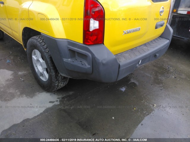 5N1AN08U77C517636 - 2007 NISSAN XTERRA YELLOW photo 6