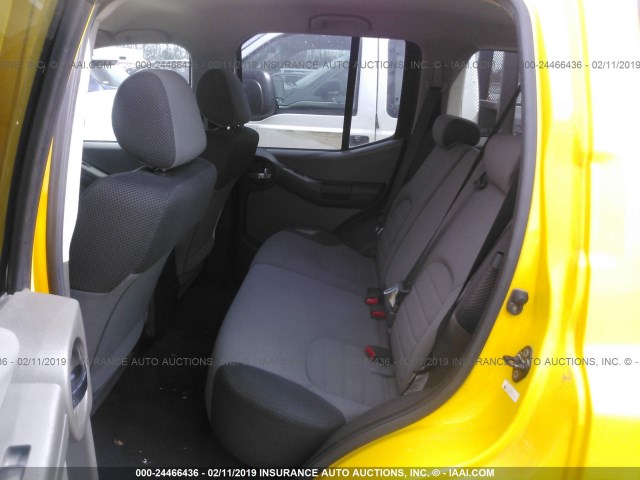 5N1AN08U77C517636 - 2007 NISSAN XTERRA YELLOW photo 8