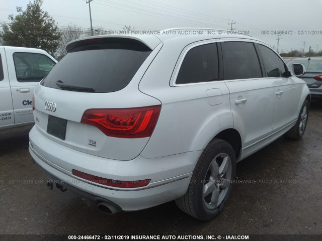 WA1CMAFE1ED010380 - 2014 AUDI Q7 PREMIUM WHITE photo 4