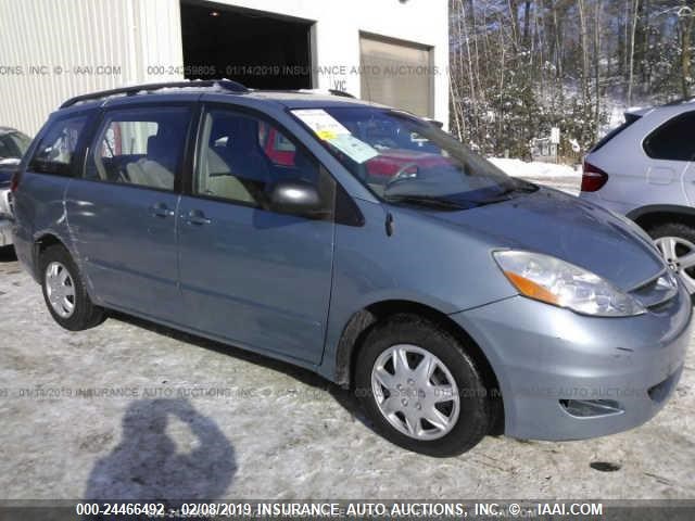 5TDZK23C47S079862 - 2007 TOYOTA SIENNA BLUE photo 1