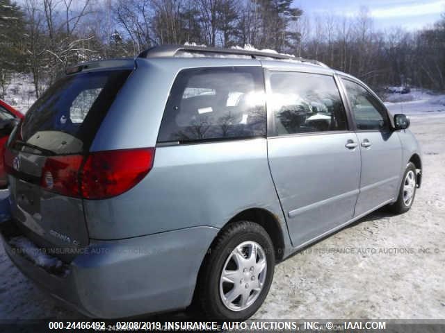 5TDZK23C47S079862 - 2007 TOYOTA SIENNA BLUE photo 4