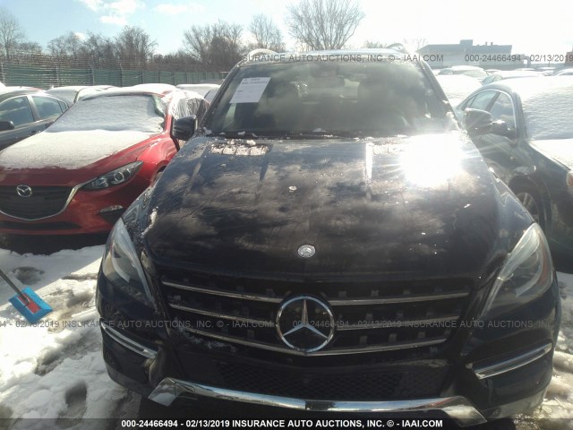 4JGDA2EB7EA292294 - 2014 MERCEDES-BENZ ML 350 BLUETEC BLACK photo 6