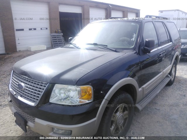 1FMFU18566LB01647 - 2006 FORD EXPEDITION EDDIE BAUER BLACK photo 2